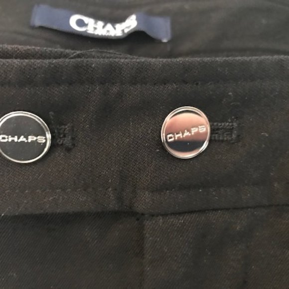 CHAPS | Petite Black Cotton Capris NWOT - Picture 5 of 13